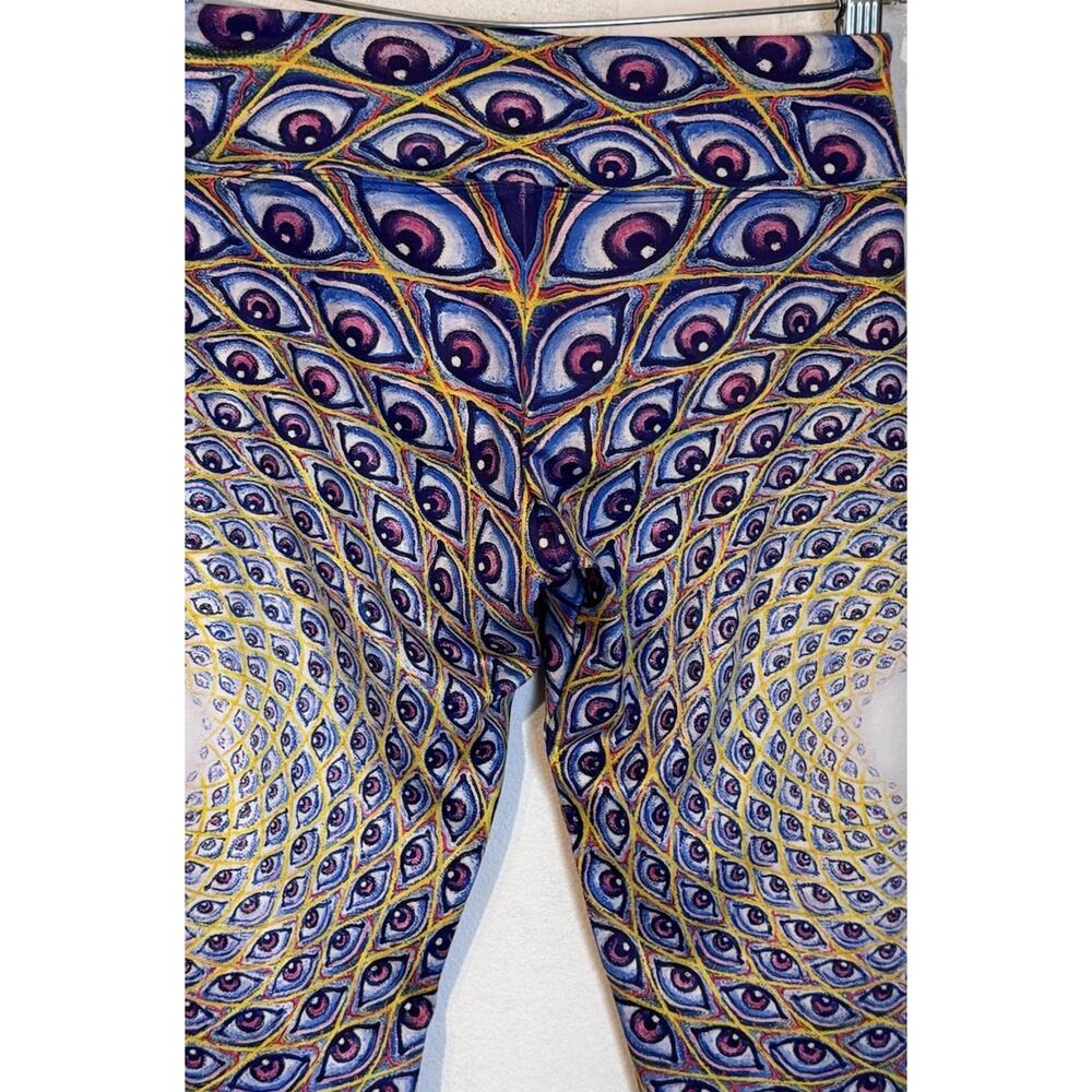 Psychedelic Eye Pattern Leggings - image 4